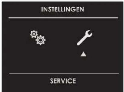 INSTELLINGEN SERVICE