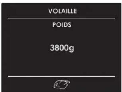 VOLAILLE POIDS 3800g