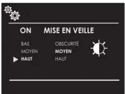 ON MISE EN VEILLE BAS OBSCURITÉ MOYEN MOYEN HAUT HAUT