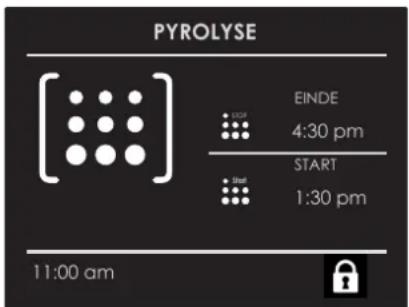 PYROLYSE EINDE 4:30 pm START 1:30 pm 11:00 am