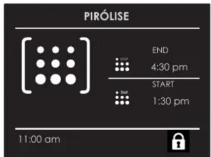 PIRÓLISE END 4:30 pm START 1:30 pm 11:00 am