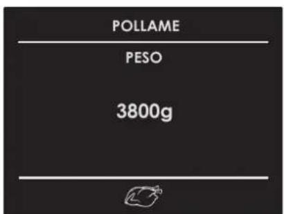 POLLAME PESO 3800g