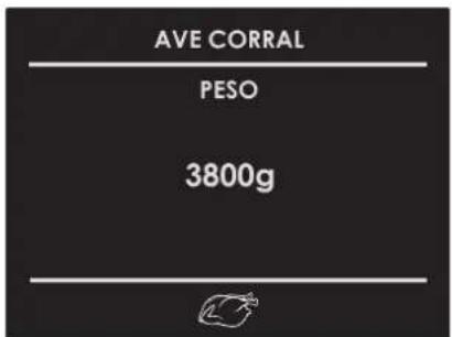 AVE CORRAL PESO 3800g