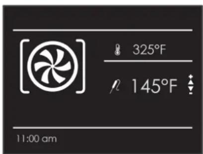 [325°F 145°F 11:00 am
