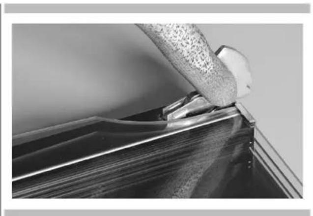 Fulgor Milano FCPO 6215 P TEM - How to remove the inner glass of the "FULL GLASS" panoramic door - 4