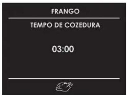 FRANGO TEMPO DE COZEDURA 03:00