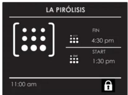 LA PIRÓLISIS FIN 4:30 pm START 1:30 pm 11:00 am