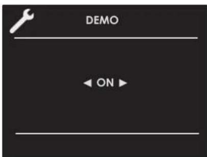 DEMO ← ON ►