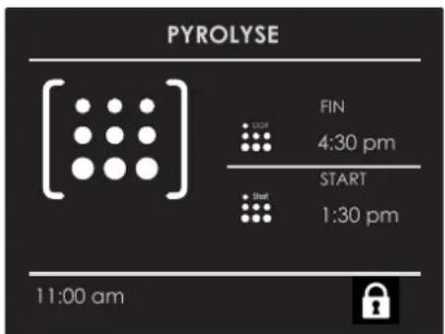 PYROLYSE FIN 4:30 pm START 1:30 pm 11:00 am