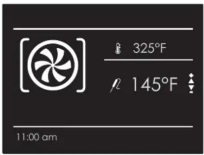 [325°F 145°F 11:00 am
