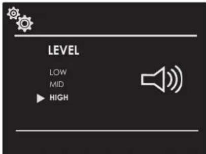 LEVEL LOW MID ▶ HIGH