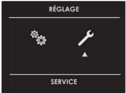 RÉGLAGE SERVICE