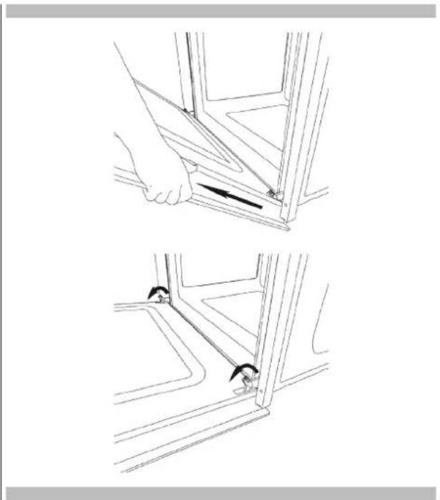 Fulgor Milano FCPO 6215 P TEM - Removing the oven door - 1