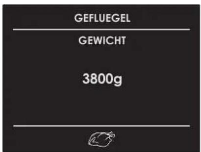GEFLUEGEL GEWICHT 3800g