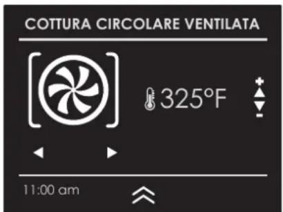 COTTURA CIRCOLARE VENTILATA 325°F 11:00 am