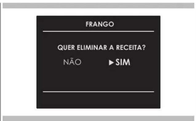 FRANGO QUER ELIMINAR A RECEITA? NÃO ▶ SIM