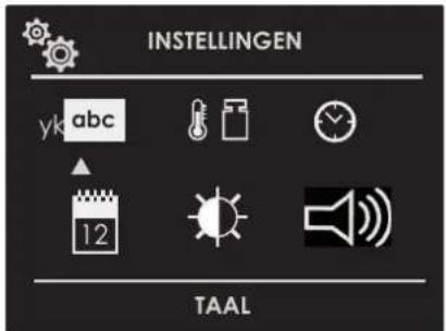 INSTELLINGEN yk abc 12 TAAL