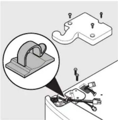 FRIGIDAIRE GRSC2352AD - Pour enlever la porte du concélateur : - 1