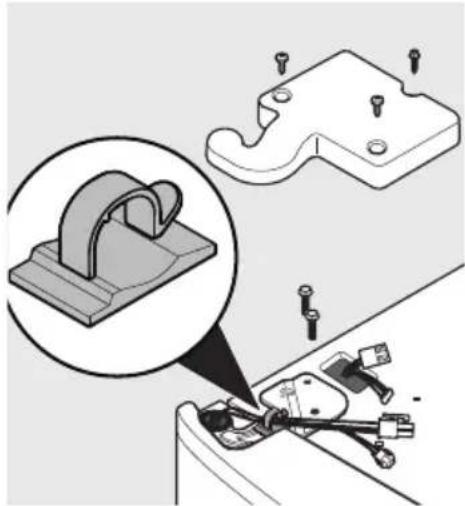 FRIGIDAIRE GRSC2352AD - To remove the freezer door: - 1