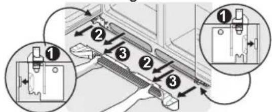 FRIGIDAIRE GRSC2352AF - To remove the toe grille - 1