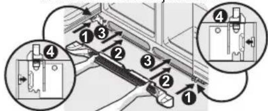 FRIGIDAIRE GRSC2352AF - Para instalar la rejilla inferior - 1