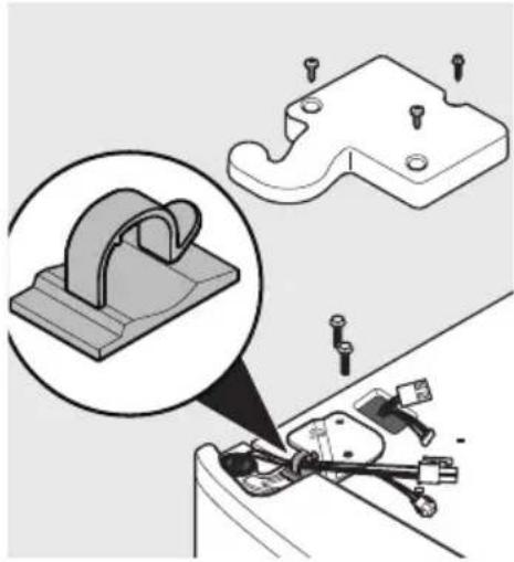 FRIGIDAIRE GRSC2352AF - To remove the freezer door: - 1
