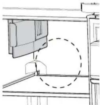 FRIGIDAIRE GRSC2352AF - Alojamento del humectador/filtro de aire - 1