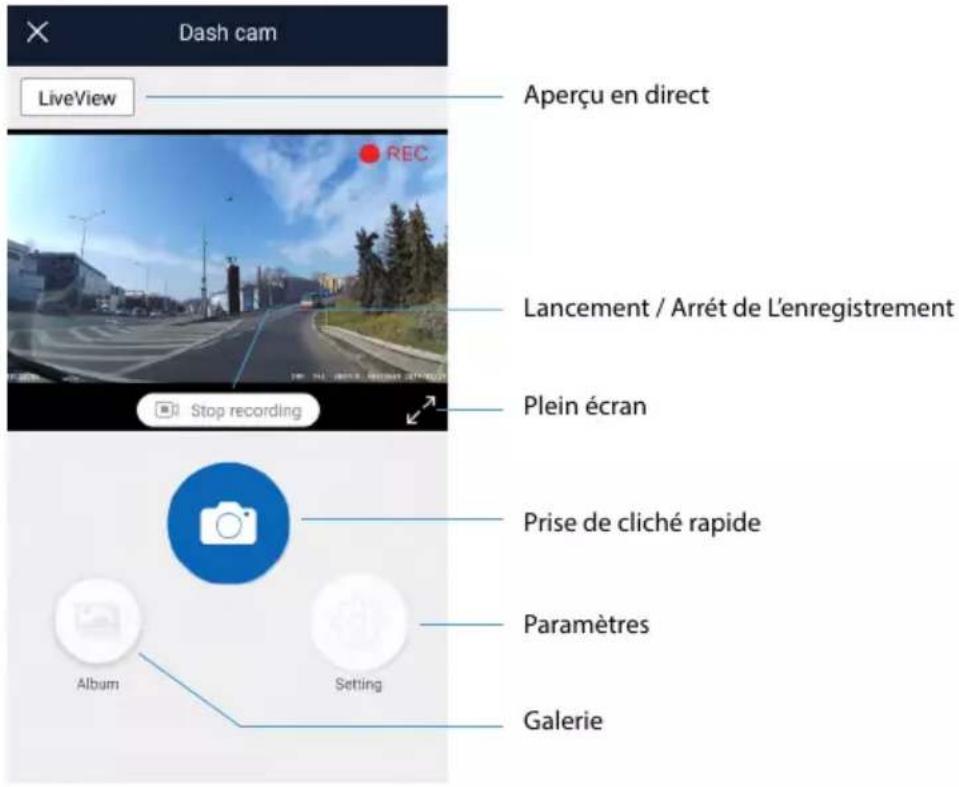 Lamax T6 - 9) Commande de l'application - 1