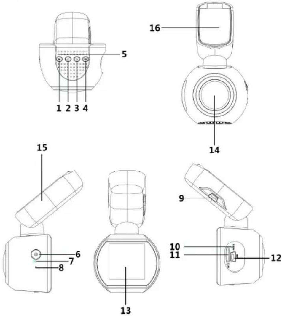 Lamax T6 - PRODUCT LAYOUT - 1