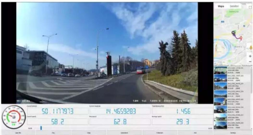 Lamax T6 - 10) Programme du lecteur – GPS player - 1