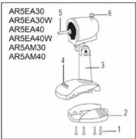 ARDES AR5EA30 - ASSEMBLAGE DU VENTILATEUR - 2