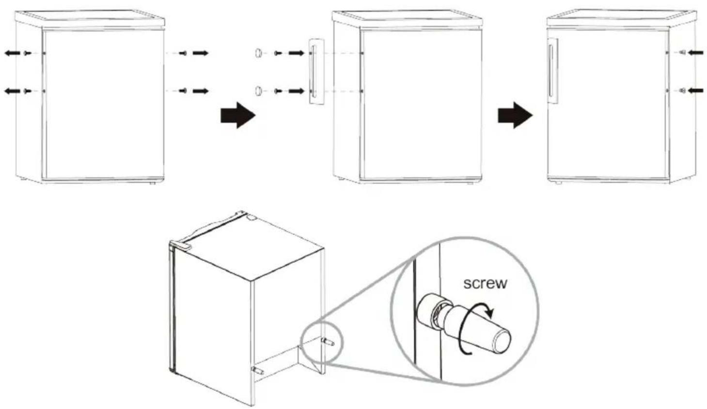 ARDES AR5I78 - Install door handle and spacers - 1