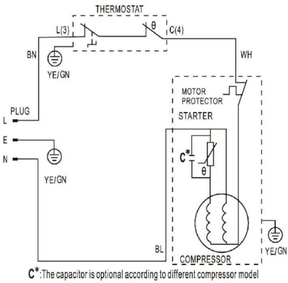 ARDES AR5I47 - Wiring diagram AR5I47 - AR5I78 - 1
