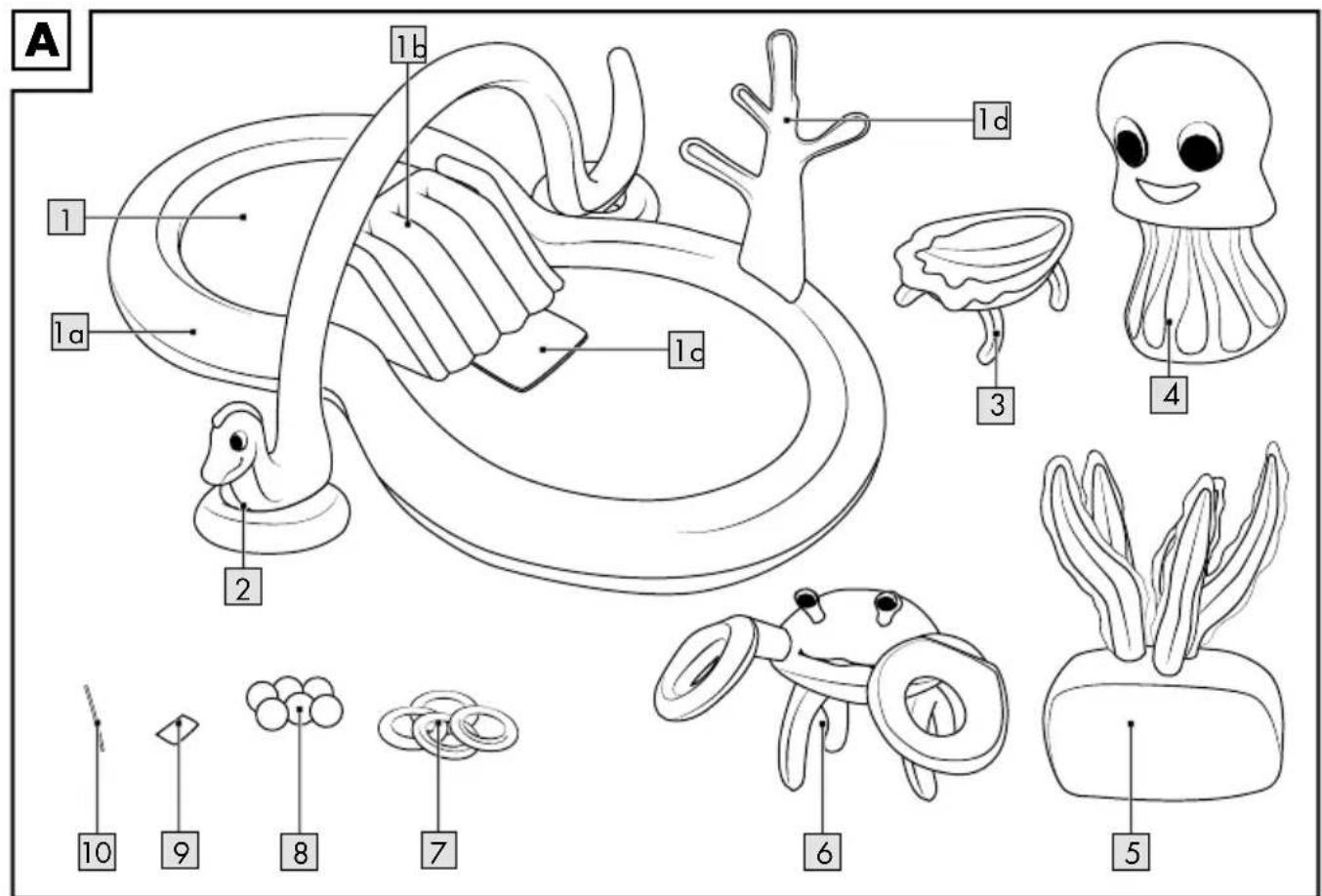 Playtive IAN 331515_1907 - KINDERPLANSCHBECKEN UTERWASSERWELT - 1