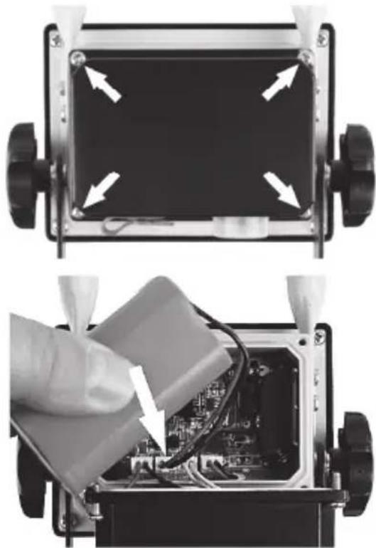 POWERFIX PLS 10 A3 - Retrait de la batterie - 1