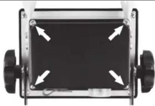 POWERFIX PLS 10 A3 - Removing the battery - 1