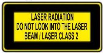 POWERFIX HG03067 - Danger from laser radiation - 1