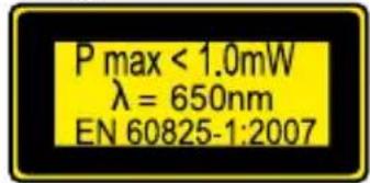 POWERFIX HG03067 - Gevaar door laserstraling - 2