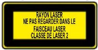 POWERFIX HG03067 - Risque lié au rayon laser - 1