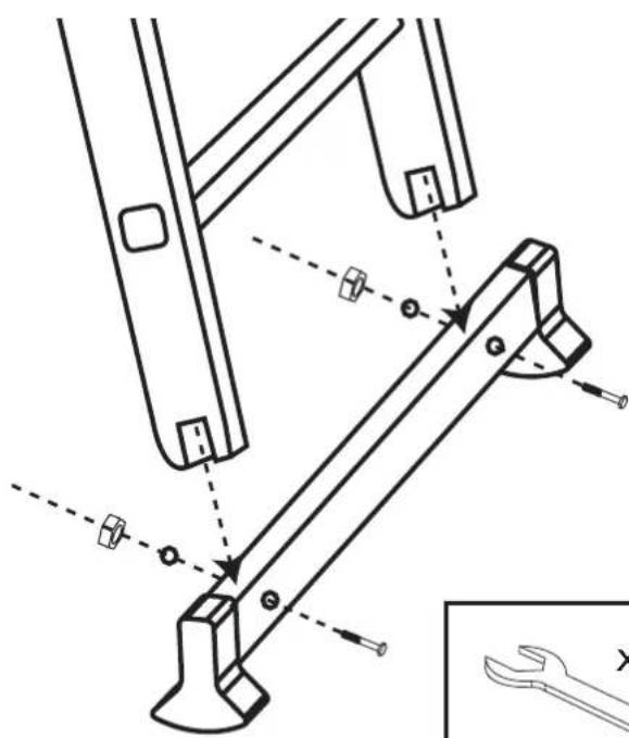 POWERFIX HG02335 - MULTIFUNKTIONSSTIGE AF ALUMINIUM - 1