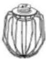 CONTINENTAL EDISON CERP1300N - CHOIX DE L'ACCESSOIRE ADAPTÉ FOUET, BATTEUR, CROCHET, - 6