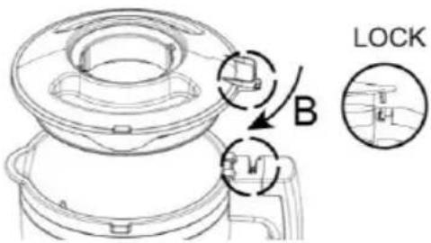 CONTINENTAL EDISON CEBL800B - Étape 3 (voir illustration B): - 1