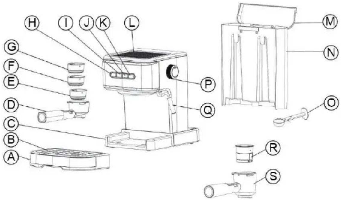 CONTINENTAL EDISON CEME20BI - DESCRIPTION OF THE APPLIANCE - 1