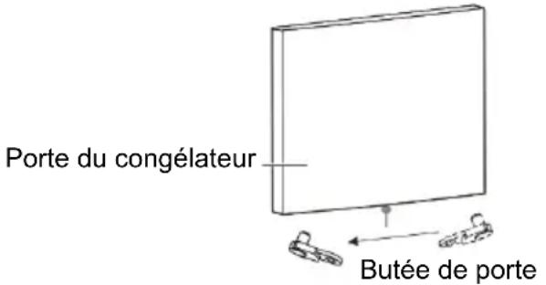 CONTINENTAL EDISON CECUF166NFW - Inverser la porte - 5