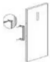 CONTINENTAL EDISON CECUF235NFW - Assembler la poignée de porte - 2