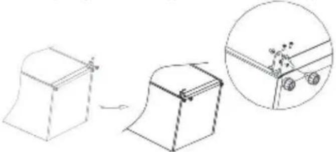 CONTINENTAL EDISON CECUF235NFW - Inversion de la porte - 2