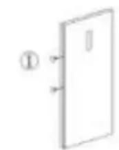 CONTINENTAL EDISON CECUF235NFW - Assembler la poignée de porte - 1