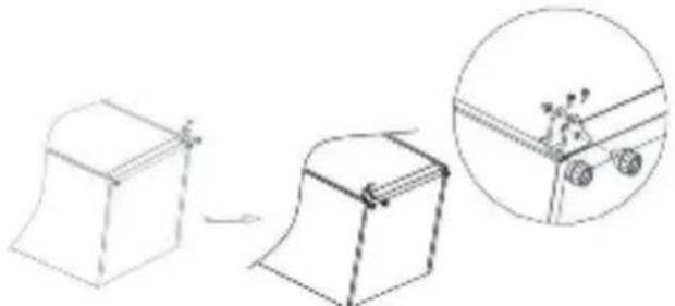 CONTINENTAL EDISON CECUF235NFW - DOOR CONVERSION - 2