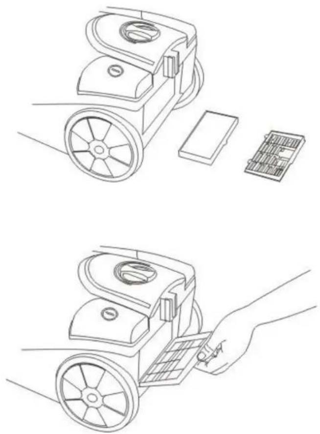 CONTINENTAL EDISON CECJ085G - Remplacement du filtre de sortie d'air - 1