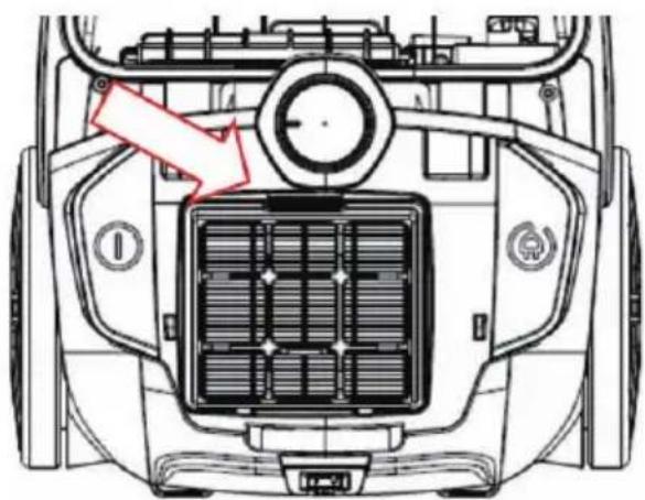 CONTINENTAL EDISON CEVCWBA - Nettoyage du filtre HEPA - 1